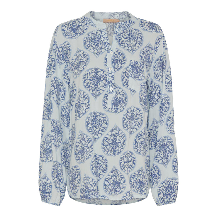 Marta - Shirt - Celeste Heart Blue