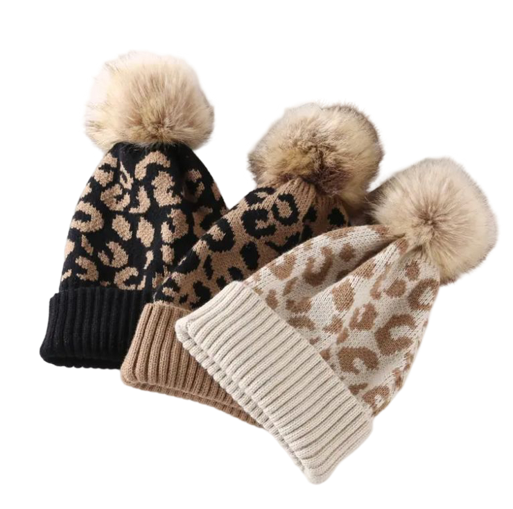 Leopard Beanies - Multi Colour Options