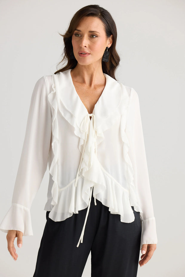 Brave & True - Harper Top - Off White