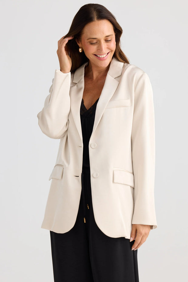 Brave & True - Astrid Blazer - Oyster