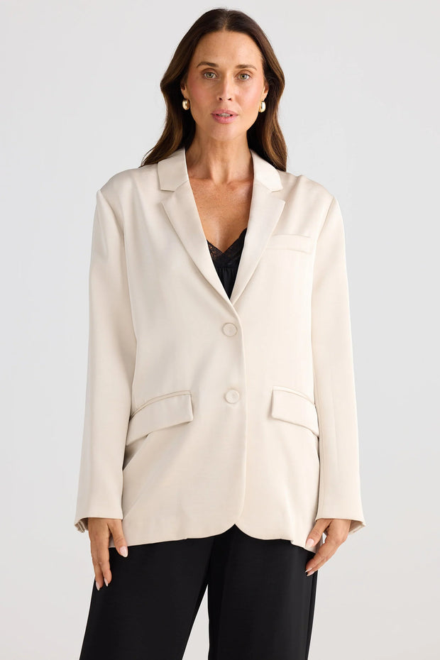 Brave & True - Astrid Blazer - Oyster