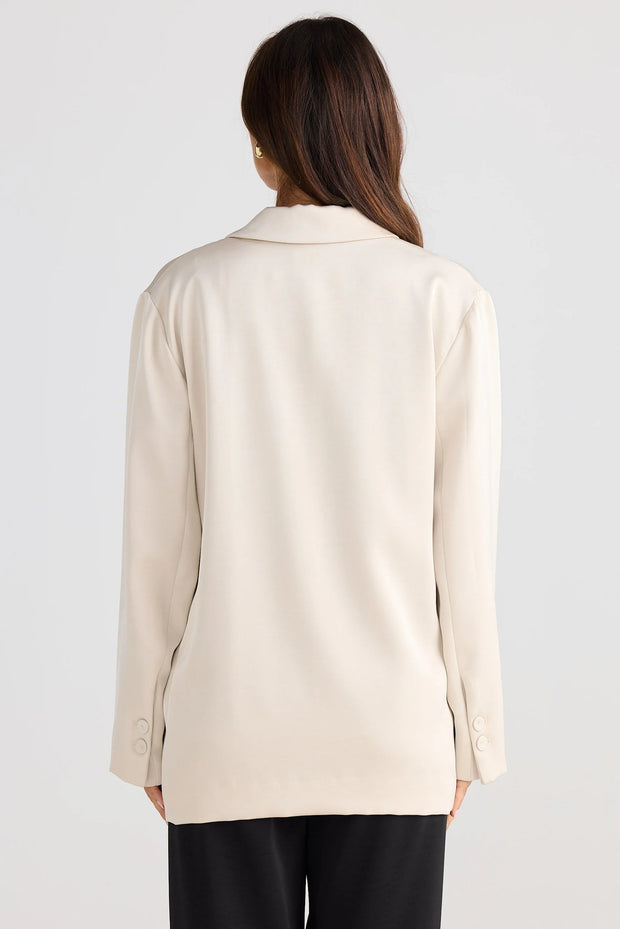 Brave & True - Astrid Blazer - Oyster