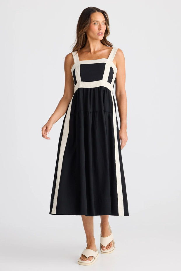 Brave & True - Jolie Dress - Black W Natural