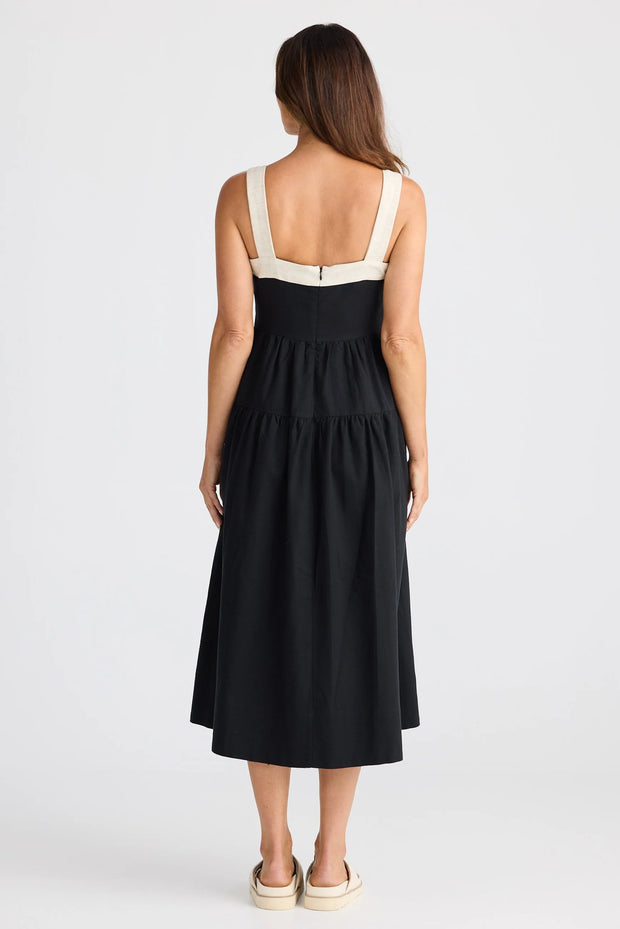 Brave & True - Jolie Dress - Black W Natural