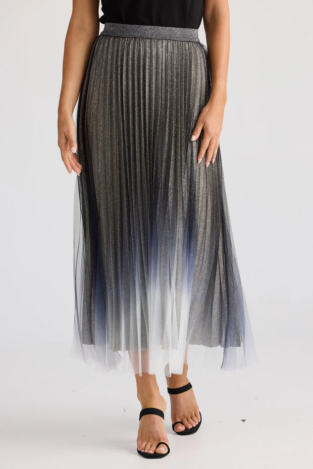 Brave & True - Skirt - Black Ombre