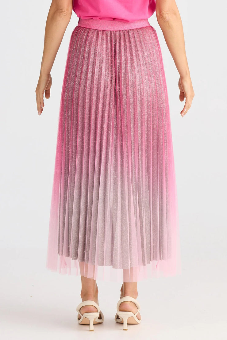 Brave & True - Skirt - Hot Pink Ombre