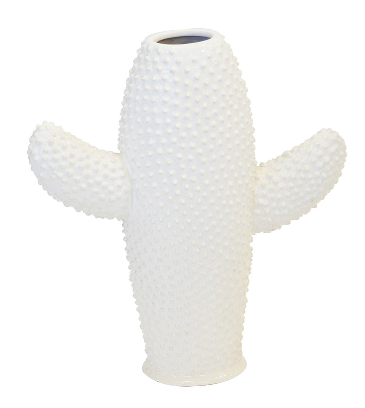 Ceramic Catcus Vase -  Flat Large - Elizabeth Summer