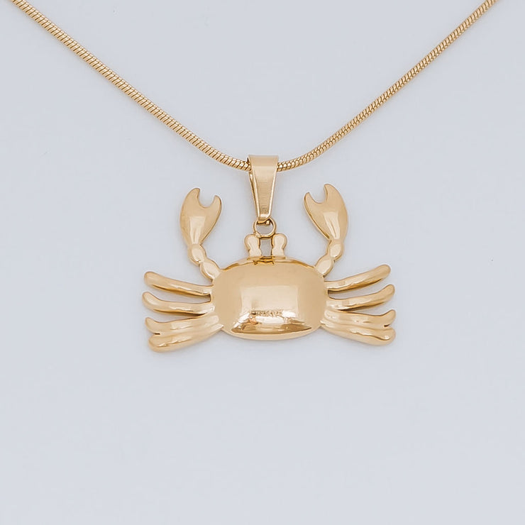 Tarnish Free Necklace - Crab - Elizabeth Summer