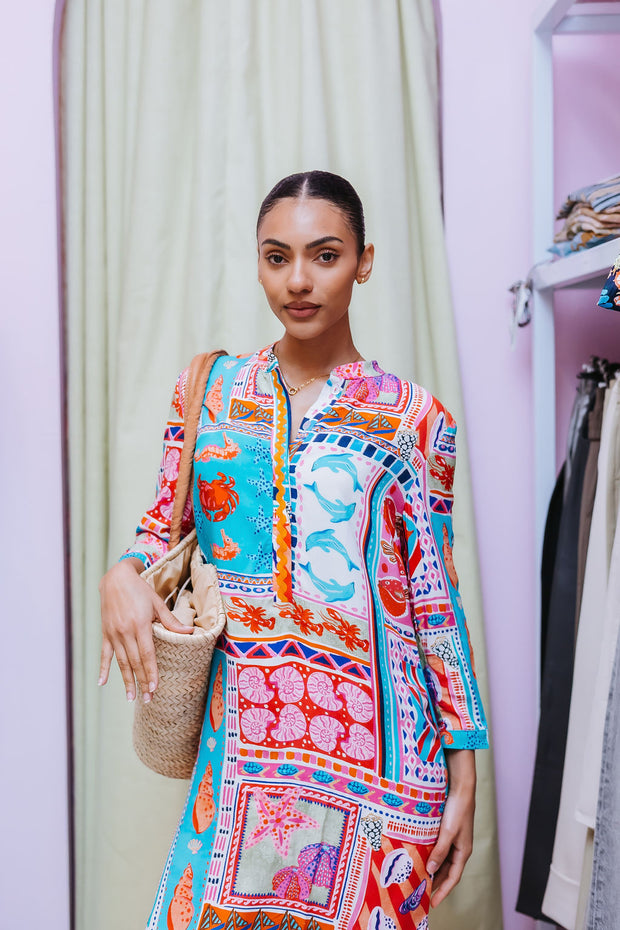 Meg Dress - Seychelles Print