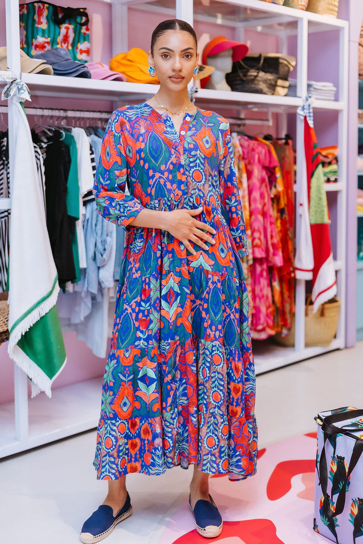 Elizabeth Summer - Maxi Dress - Marine Coral