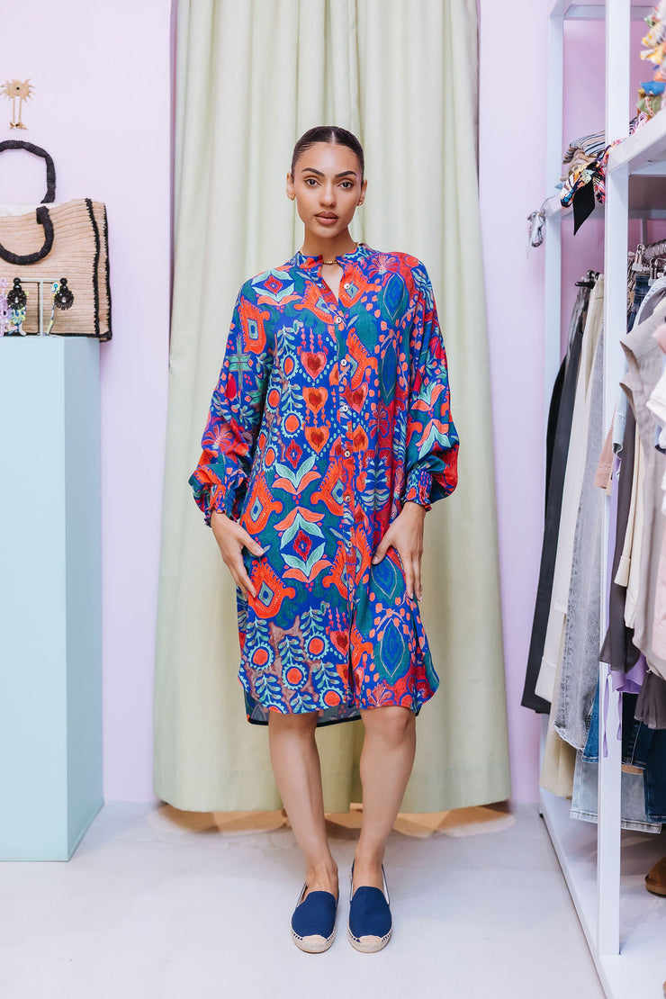 Elizabeth Summer - Martina Dress - Marine Coral