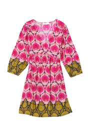 Le Petit Etoille - Dress - Pink Aztek - Elizabeth Summer