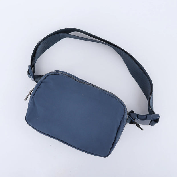 Nylon Waist Bag - Blue - Elizabeth Summer