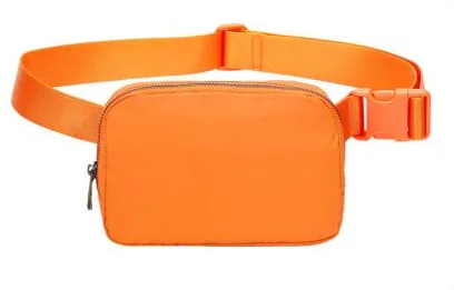 Nylon Waist Bag - Orange - Elizabeth Summer