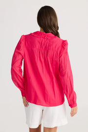 Holiday Australia - Daffidol Blouse - Raspberry