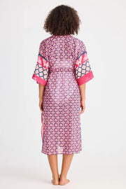 Holiday Australia - Asta Long Kaftan - Pink Floral