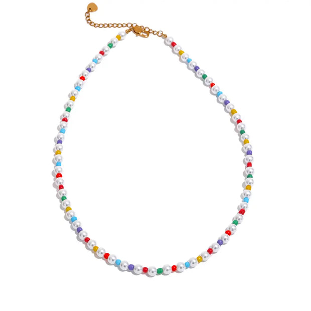 Tarnish Free - Necklace - Pearls - Elizabeth Summer