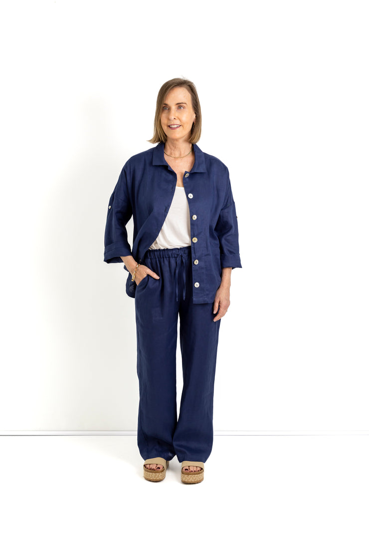 Slick - Kiara Shirt - Navy