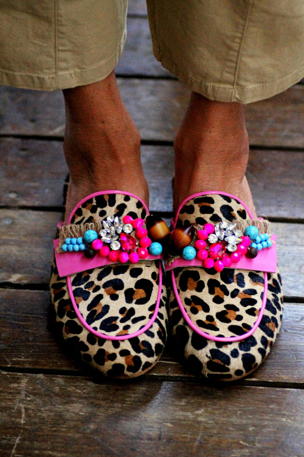 Elina Linardaki - Aline Leopard Hot Pink - Elizabeth Summer
