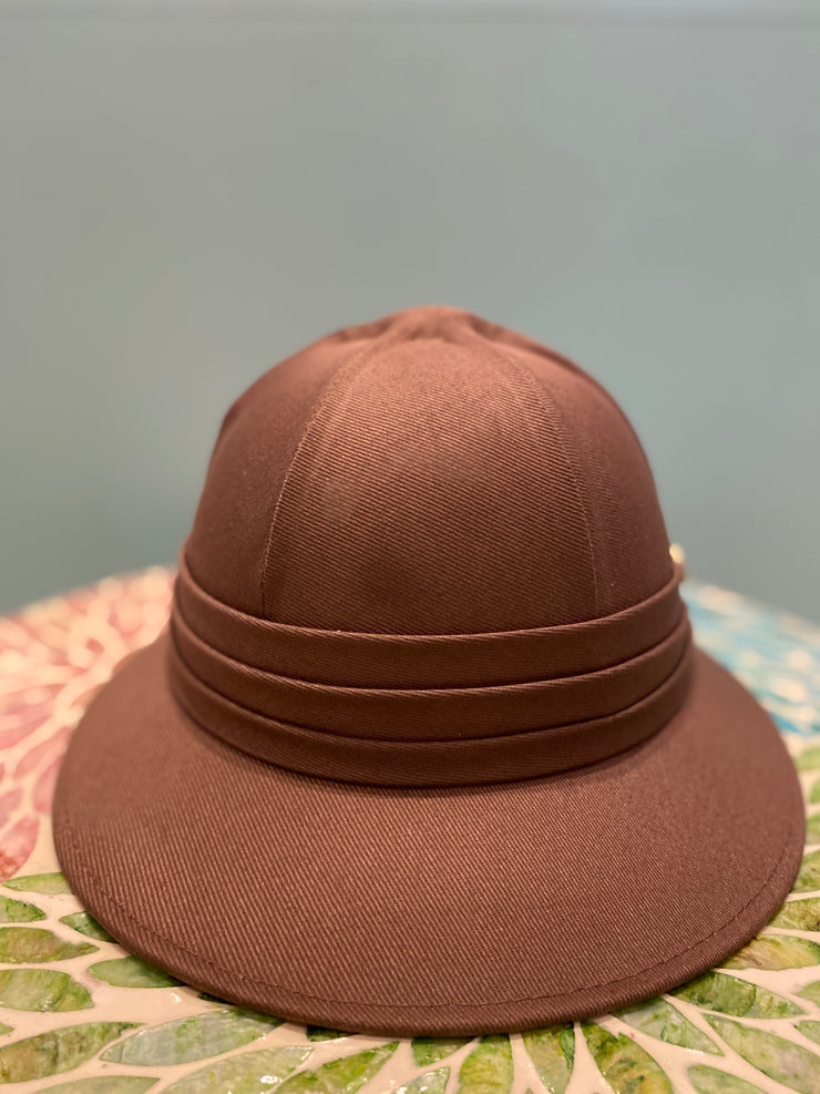 Pith Helmet - Fabric - Khaki - Elizabeth Summer