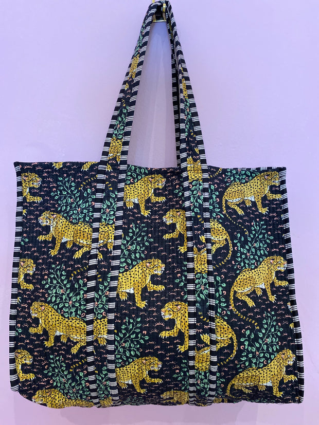 Leopard Bag - Black - Elizabeth Summer