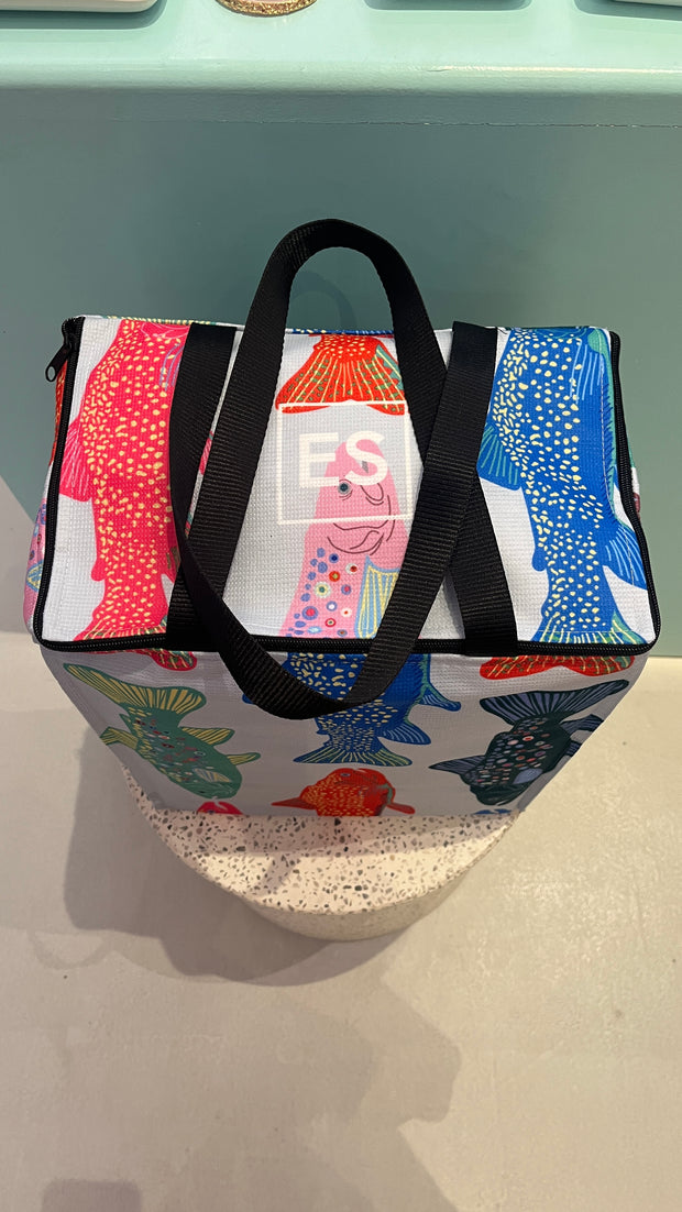 Cooler Bag - Large - Colourful Fish - Elizabeth Summer