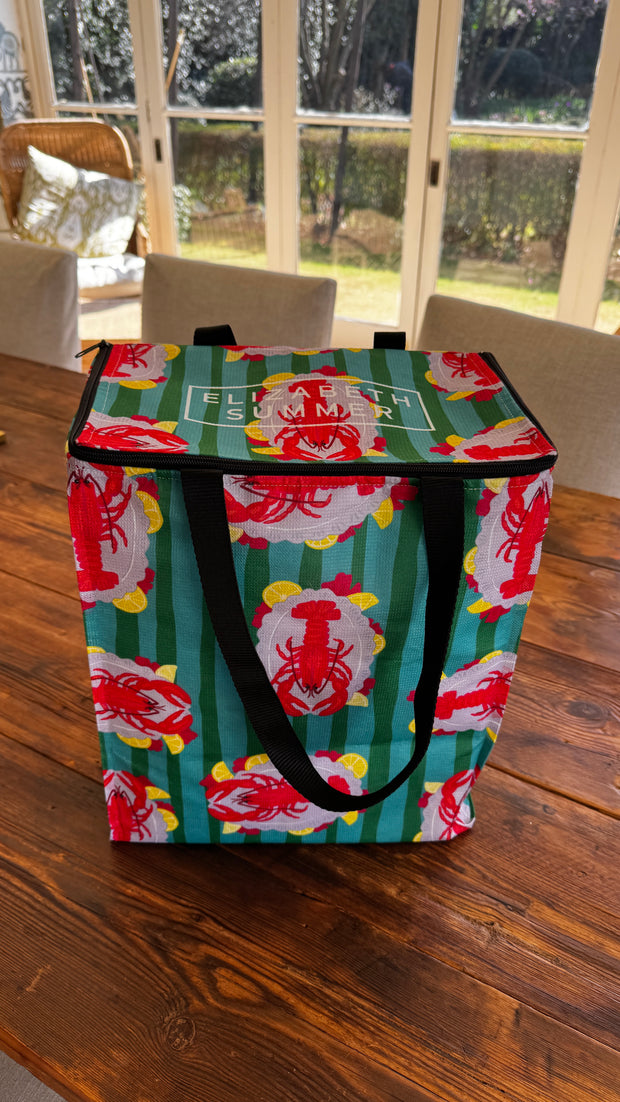 Cooler Bag - Large - Lobster (Pre - Order arriving 18 Sept) - Elizabeth Summer