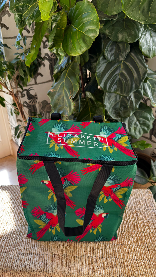 Cooler Bag - Large - Parrot (Pre - Order arriving 18 Sept) - Elizabeth Summer