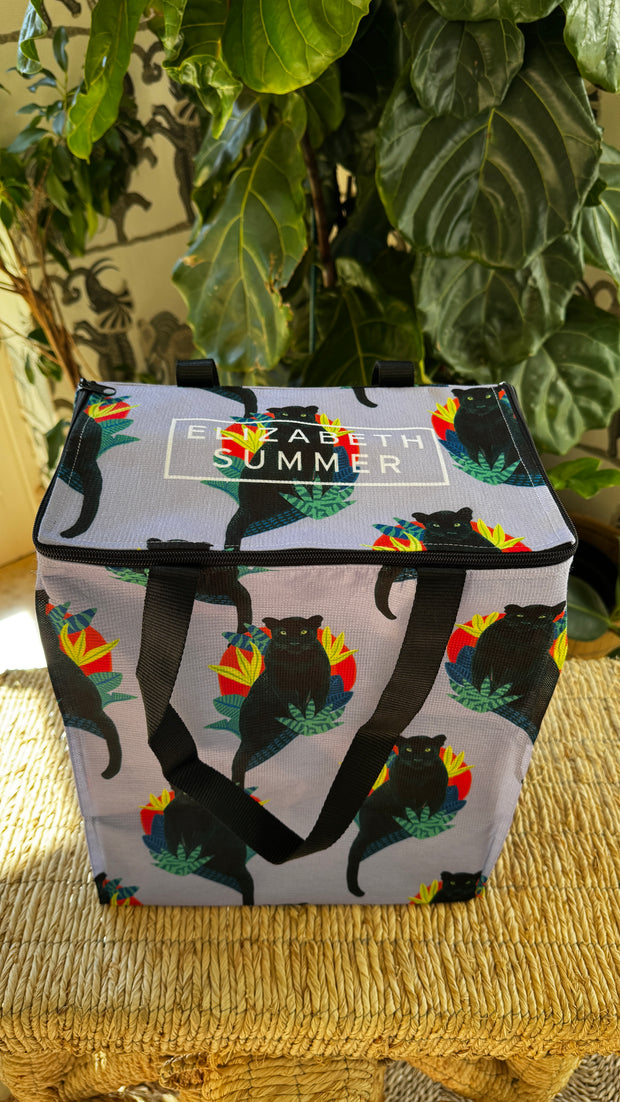 Cooler Bag - Large - Black Panther (Pre - Order arriving 18 Sept) - Elizabeth Summer