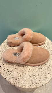 Pink Adult Slippers: Plain