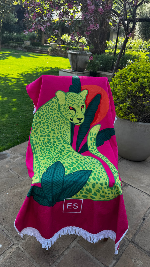 Beach Towel - Leopard - Elizabeth Summer