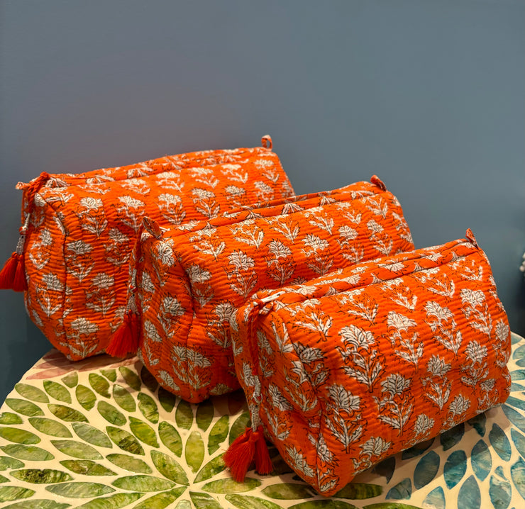 Make up bag - Orange