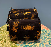 Make up bag - Black Tiger