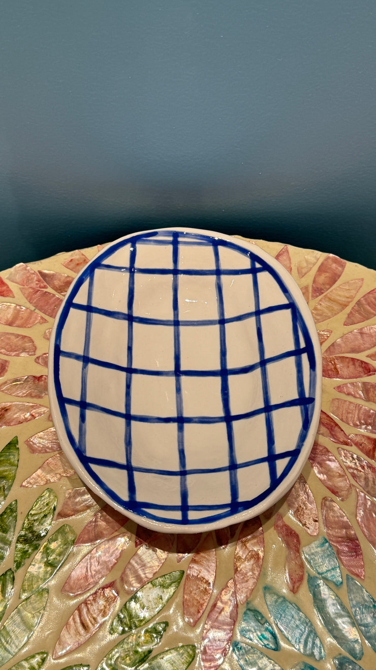 Ceramics - Small Dish - Blue and White