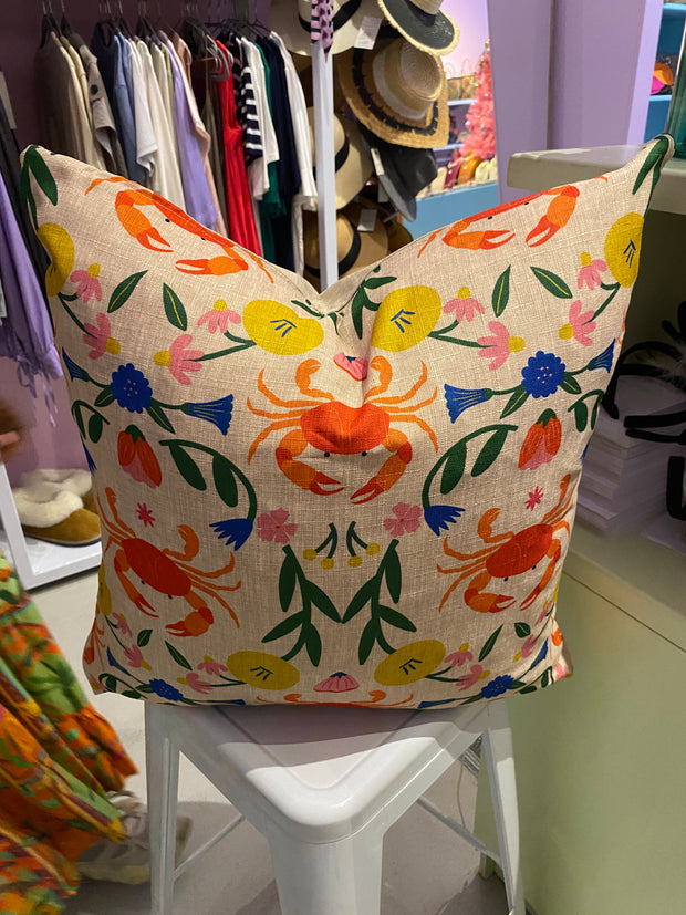 Cushion - Crab Floral