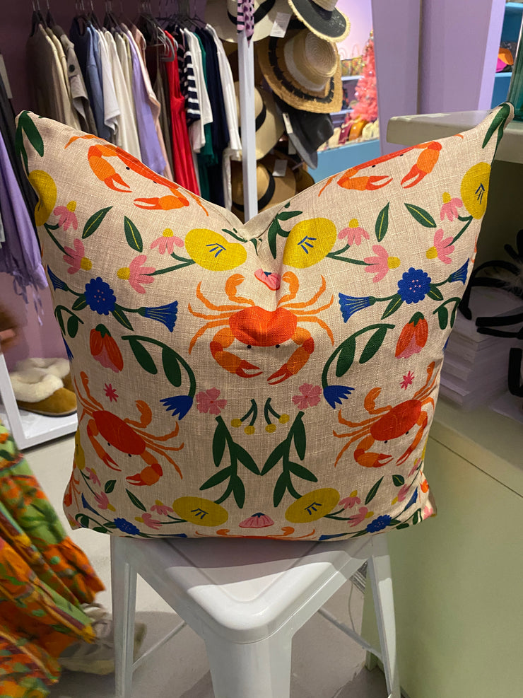 Cushion - Crab Floral