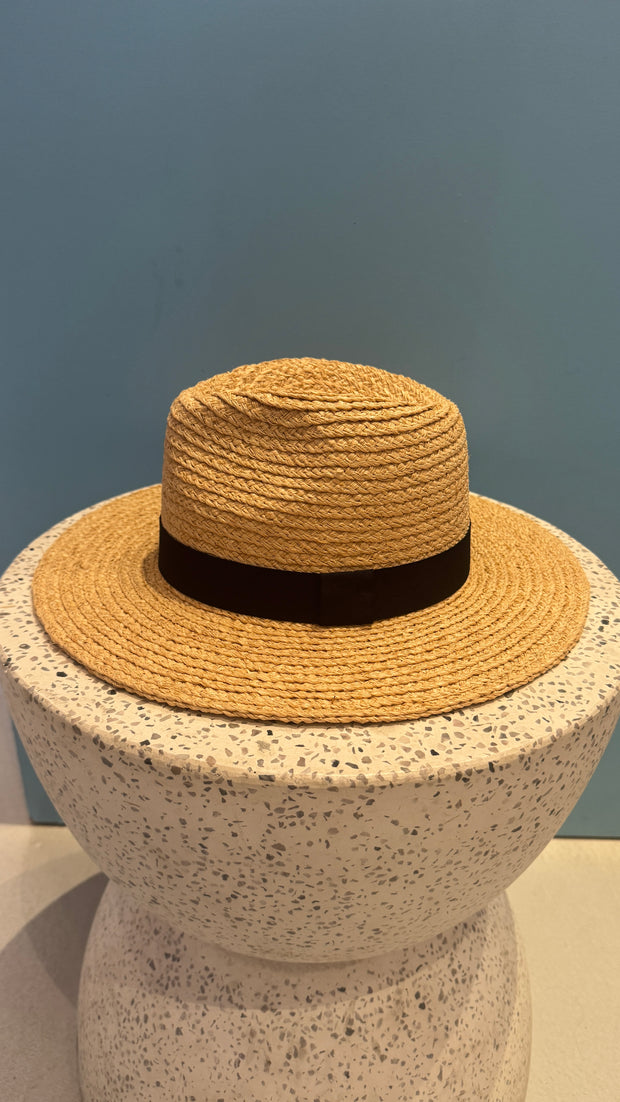 Straw Fedora Hat