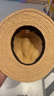 Straw Fedora Hat