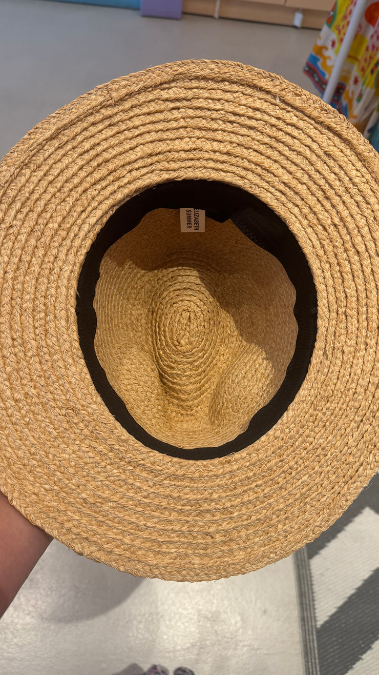 Straw Fedora Hat