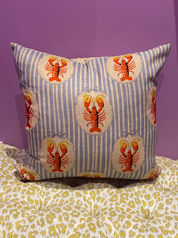 Cushion - Lobster Stripes