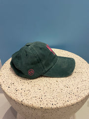 Hat - Peak  - Green With Lobster