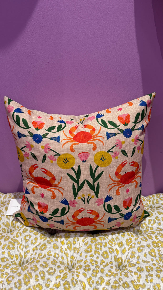 Cushion - Crab Floral