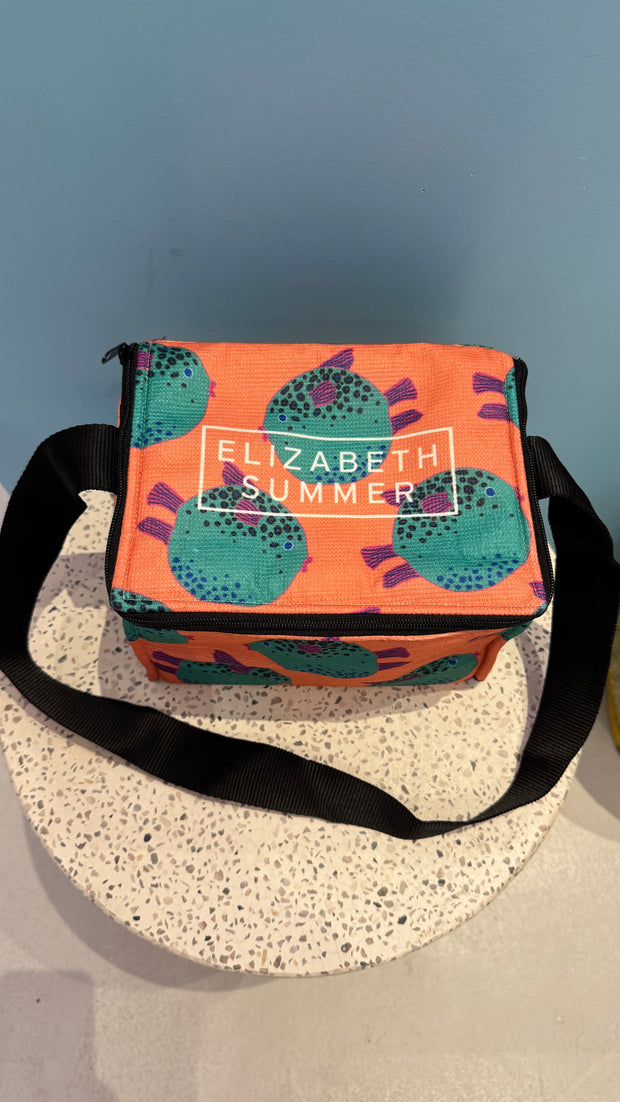 Cooler Bag - Small lunch box - Orange Blow Fish