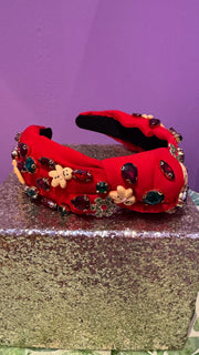 Alice Band - Christmas - Red - Elizabeth Summer