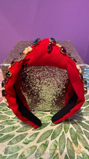 Alice Band - Christmas - Red - Elizabeth Summer