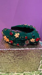 Alice Band - Christmas - Green - Elizabeth Summer