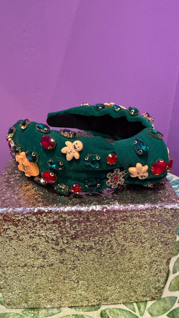 Alice Band - Christmas - Green - Elizabeth Summer