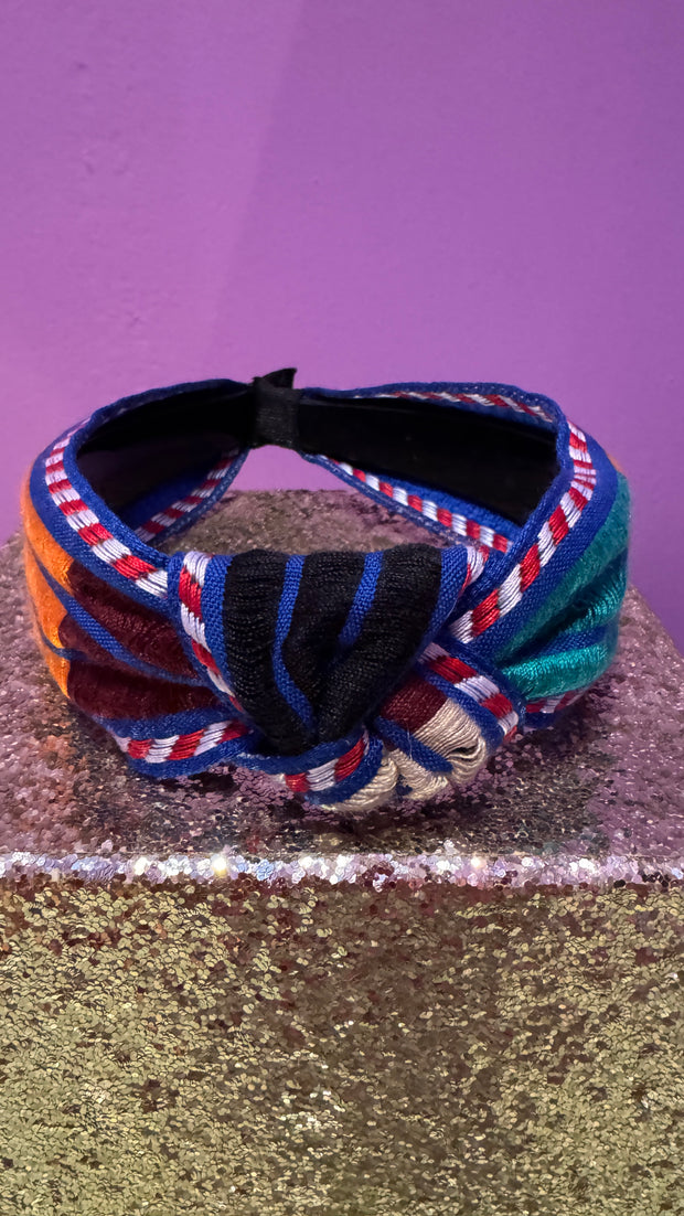 Alice Band - Stripes - Blues - Elizabeth Summer