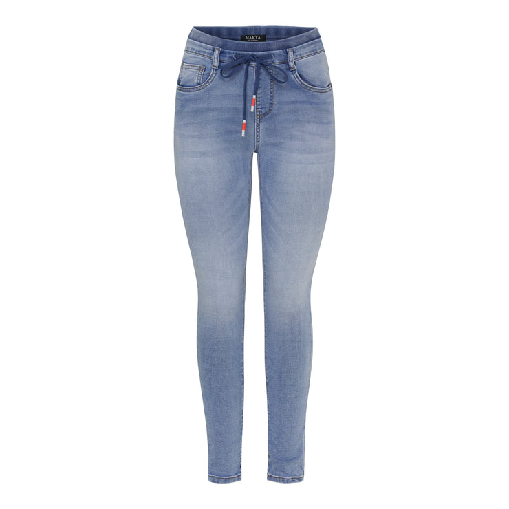 Marta - Jeans - Light blue stretch jeans