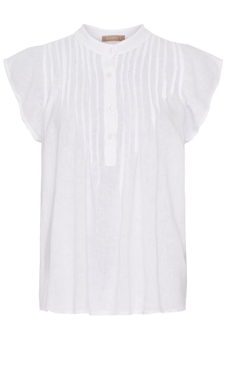 Marta - Annie Top - White - Elizabeth Summer